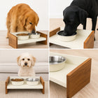 Pawpourri Magnetic Elevated Pet Diner - White