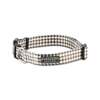 Pawpourri Houndstooth Black & White Collar For Dogs