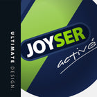 Zigly Joyser Active product label with green and navy design, featuring ultimate design text