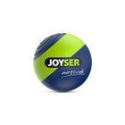 Zigly Joyser Active massage ball with blue and lime green diagonal design