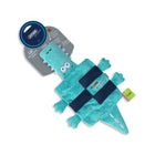Joyser Puzzl Crocodile W/12 Squeakers Dog Toy - Green - L-Xl