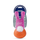 Joyser Woball Rabbit Dog Toy - Pink/Orange - M/L