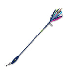 Zigly Joysner long blue fishing lure with colorful soft skirt and metal clip