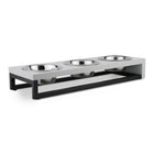 Pawpourri Triple Cat Diner - Grey