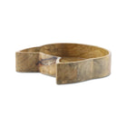Pawpourri Cat Face Wooden Cat Bowl - Brown