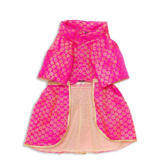 Pawgy Pets Occassion Wear Dog Dress Pink