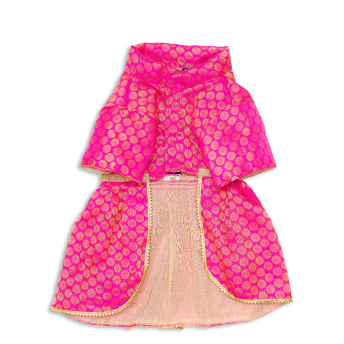 Pawgy Pets Occassion Wear Dog Dress Pink
