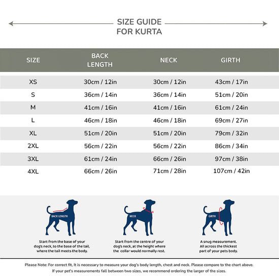 Pawgy Pets Blue Bandani Dog Kurta