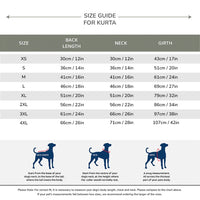 Pawgy Pets Blue Bandani Dog Kurta