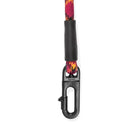 Zigly colorful braided rope with black plastic clip and grip for outdoor or pet use