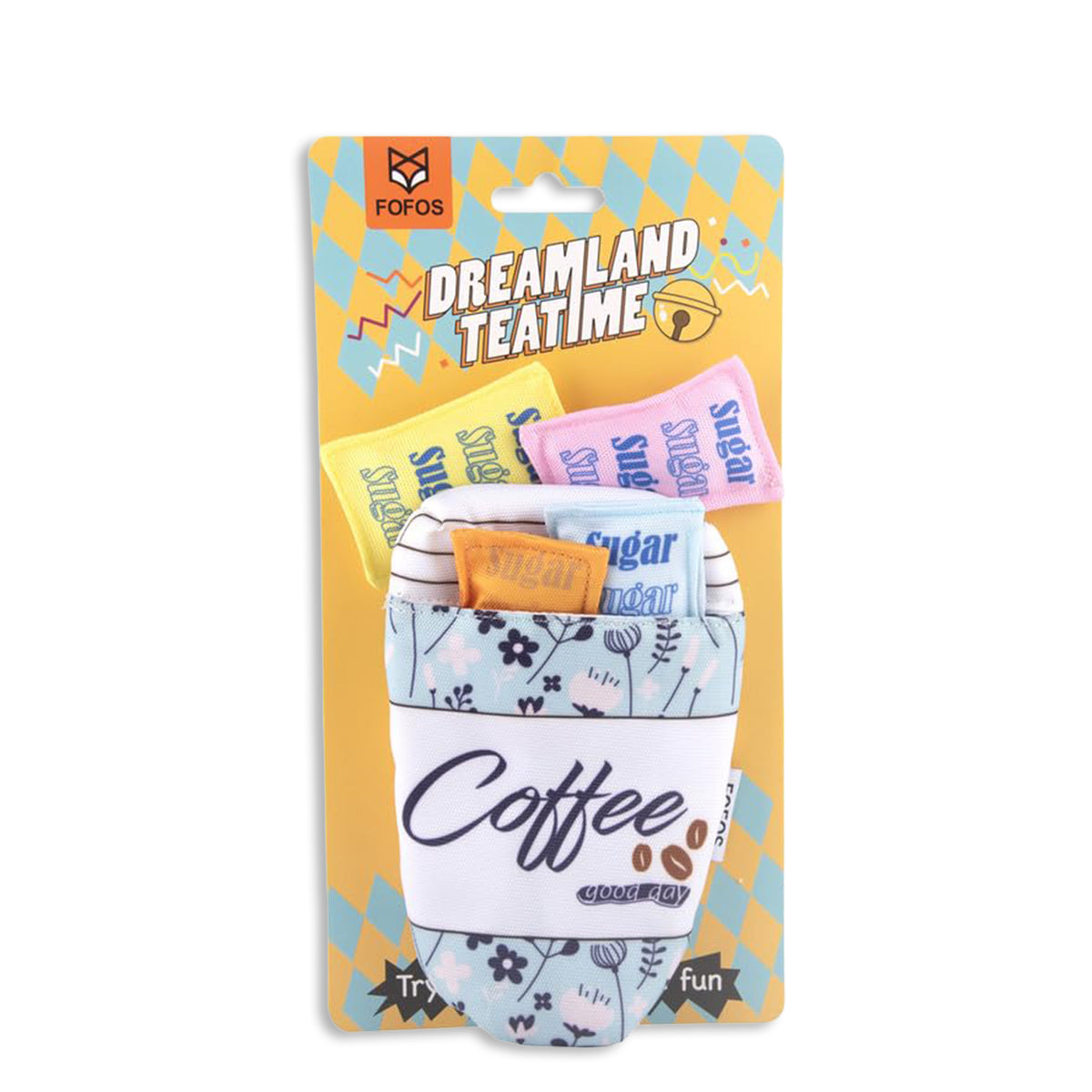 FOFOS Dreamland Coffee Catnip Cat Toy