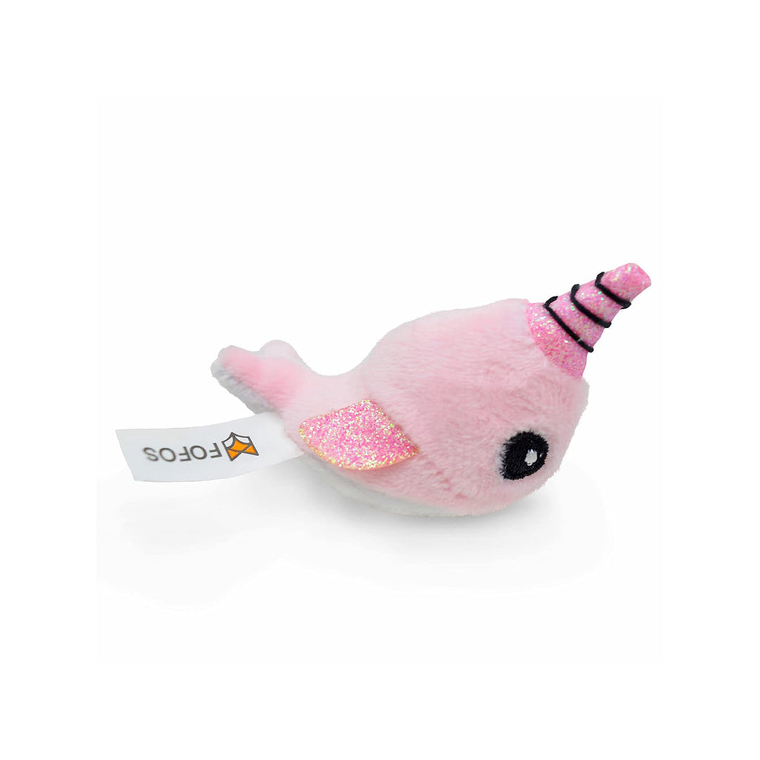 FOFOS Pink Unicorn In A Cage Catnip Cat Toy