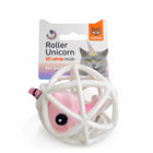 FOFOS Pink Unicorn In A Cage Catnip Cat Toy