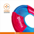 Zigly flexible design FOFOS blue and red soft padded neck pillow for adults