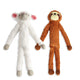 Fofos Sloth & Sheep Plush Dog Toy - Pack of 2