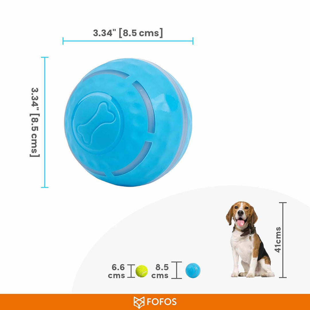 FOFOS Rolling Ball Dog Toy