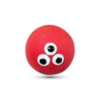 Squeeezys Latex Monster Ball Dog Toy - Red