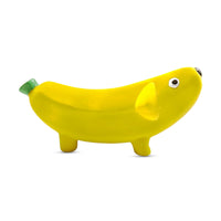 Squeeezys Latex Banana Dog Toy - Yellow