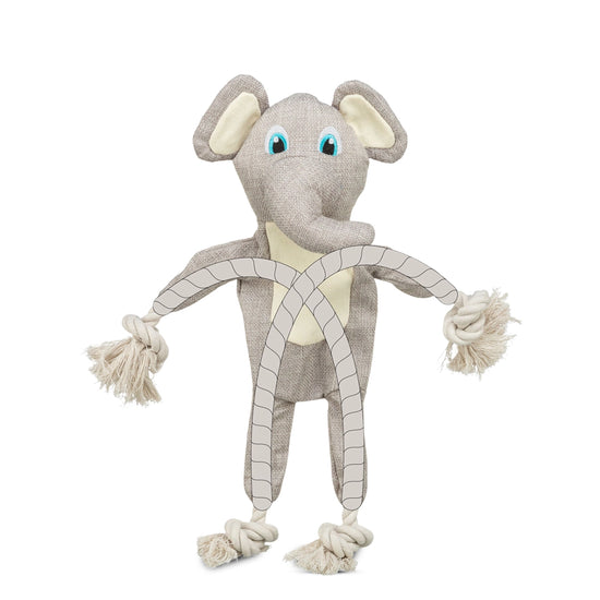 Trixie Elephant With Rope Plush Dog Toy 42 cm
