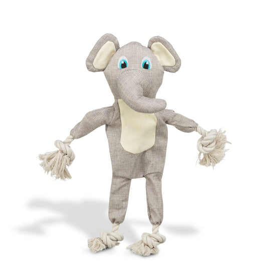 Trixie Elephant With Rope Plush Dog Toy 42 cm