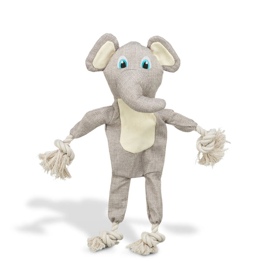 Trixie Elephant With Rope Plush Dog Toy 42 cm