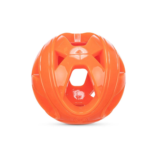 Trixie Honeycomb Ball Dog Toy Tpe  Dia 6cm Orange