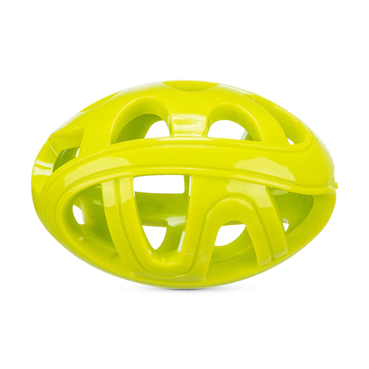 Trixie Honeycomb Rugby Dog Toy Tpe 11cm - Lime
