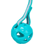 Trixie Honeycomb Ball With Rope TPR/Polyester/Rubber Dog Toy - 6 × 23 cm