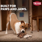 Trixie Animal Paw On Rope Plush Dog Toy