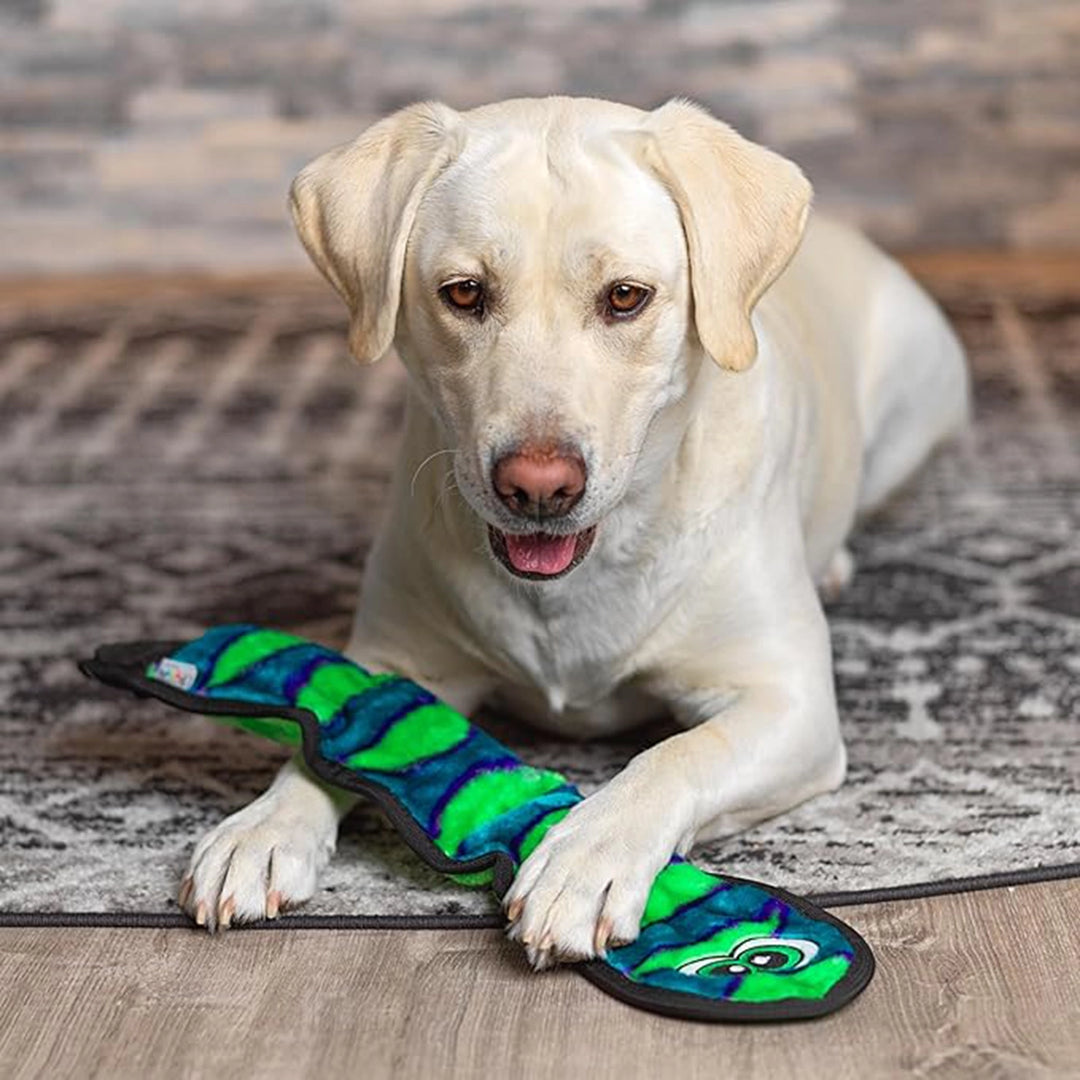 Outward Hound Durablez Snake Orange Dog Toy Large