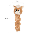 Outward Hound Twistiez Highland Cow Multicolor Dog Toy Large