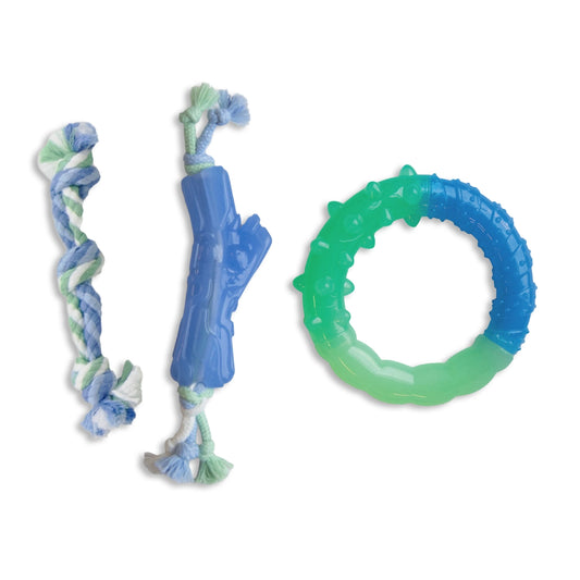 Outward Hound Puppy Orka, Pack Of 3 Dog Toy