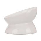 Trixie Elevated Ceramic Cat Bowl 370ml - Dia 14cm - White