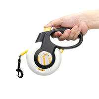 Fida Autobrake Dog Leash - White