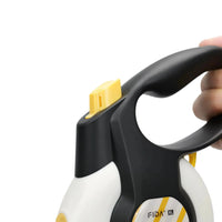 Fida Autobrake Dog Leash - White