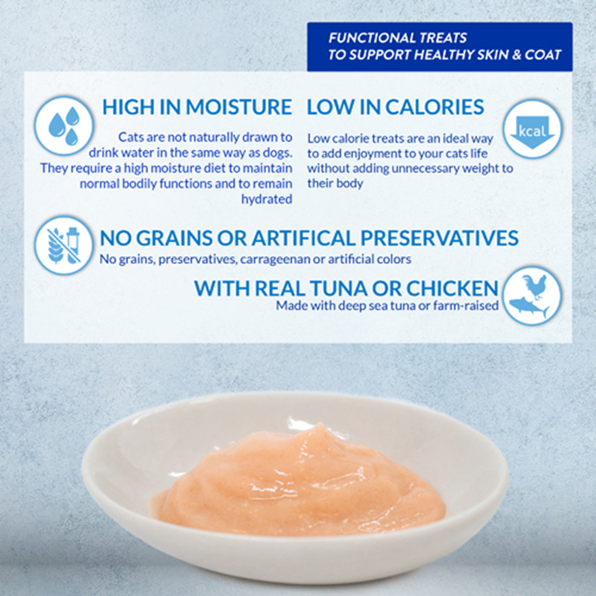 Inaba Churu Skin & Coat Chicken Recipe 56g (14g x 4)