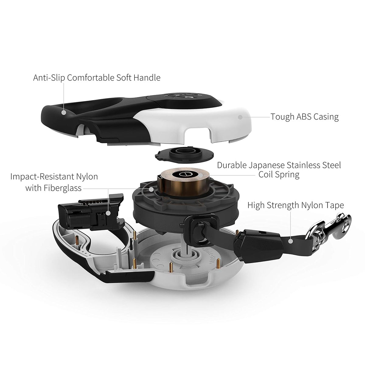 Fida Mars Dog Leash - White