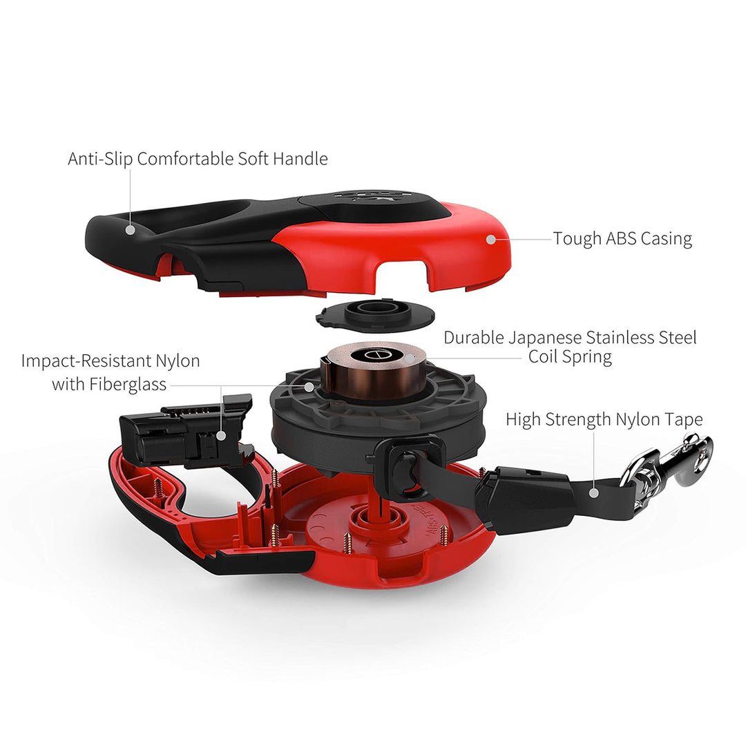 Fida Mars Dog Leash - Red