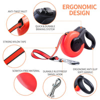 Fida Mars Dog Leash - Red