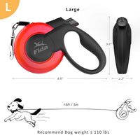 Fida Mars Dog Leash - Red