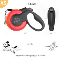 Fida Mars Dog Leash - Red