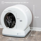Trixie Self Cleaning Cat Litter Tray - White - 53x55.5x52cm