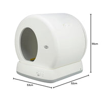 Trixie Self Cleaning Cat Litter Tray - White - 53x55.5x52cm