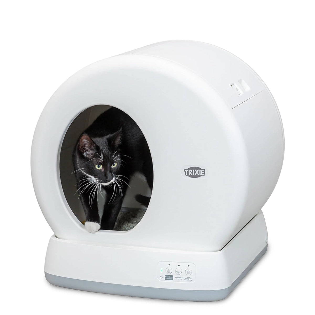 Trixie Self Cleaning Cat Litter Tray - White - 53x55.5x52cm