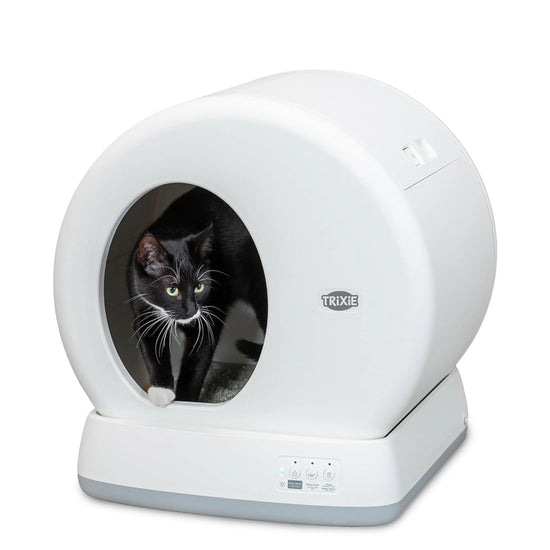 Trixie Self Cleaning Cat Litter Tray - White - 53x55.5x52cm
