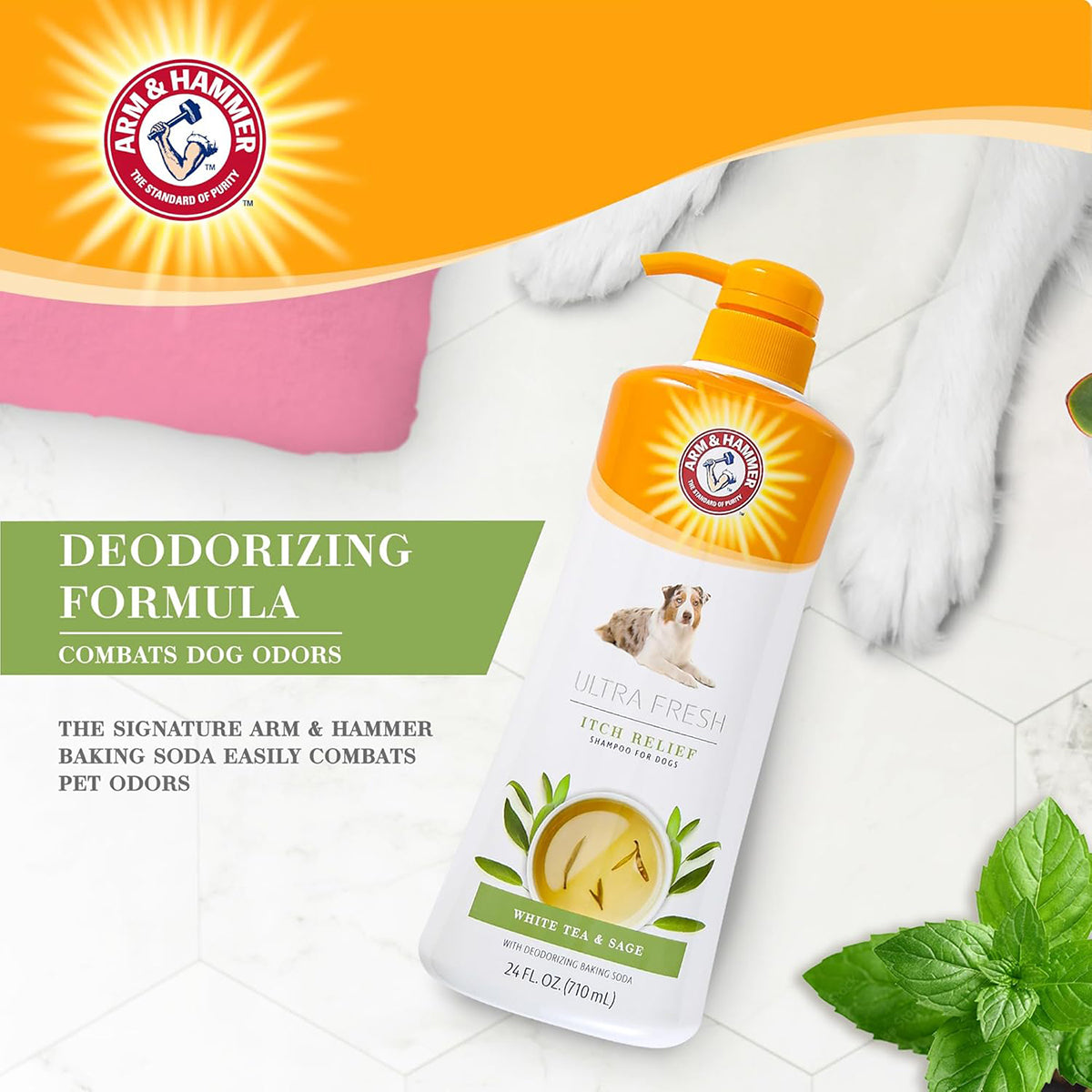 Arm & Hammer Ultra Fresh Itch Relief Dog Shampoo - 710ml