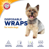 Arm & Hammer Male Wrap for Dogs