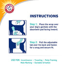 Arm & Hammer Male Wrap for Dogs