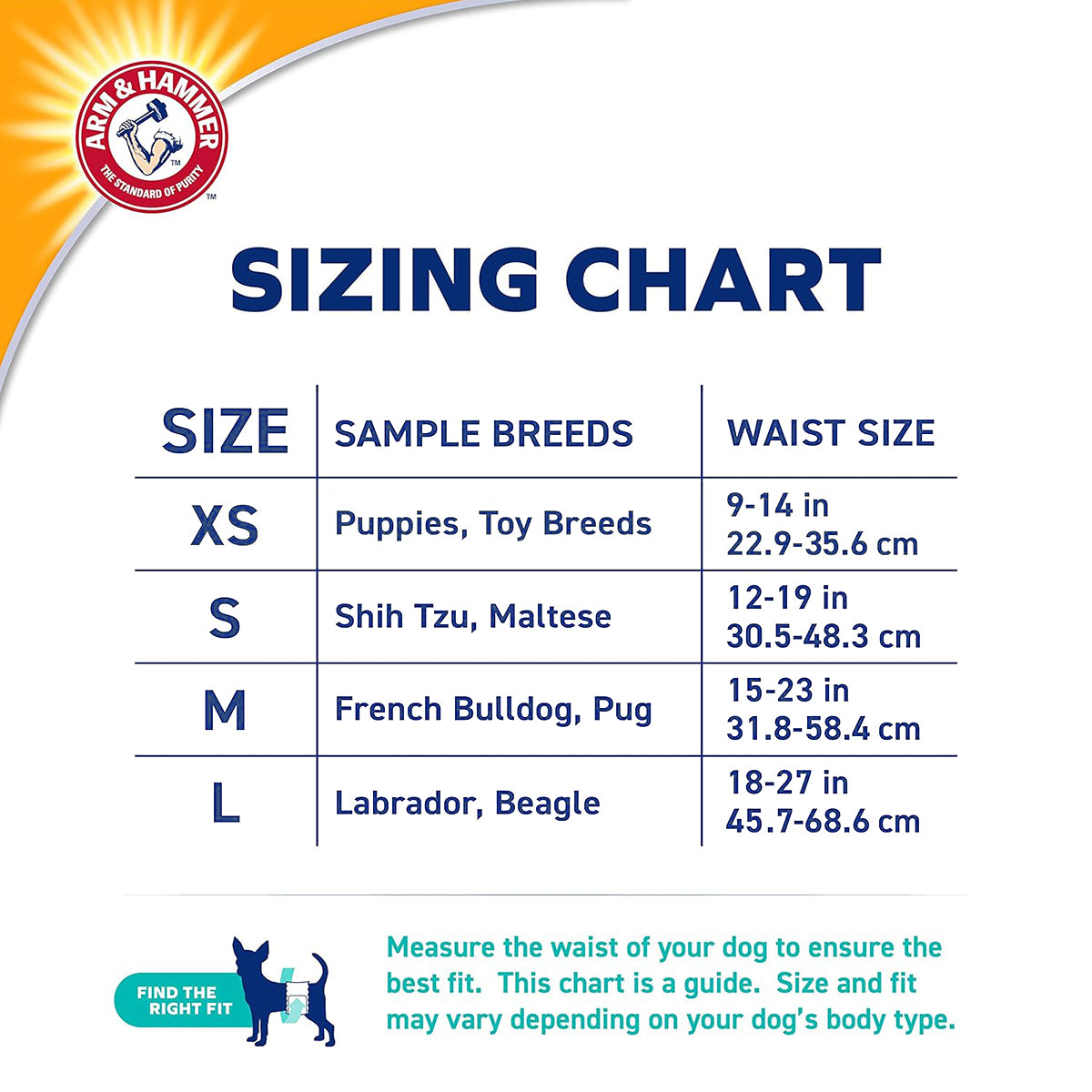 Arm & Hammer Male Wrap for Dogs