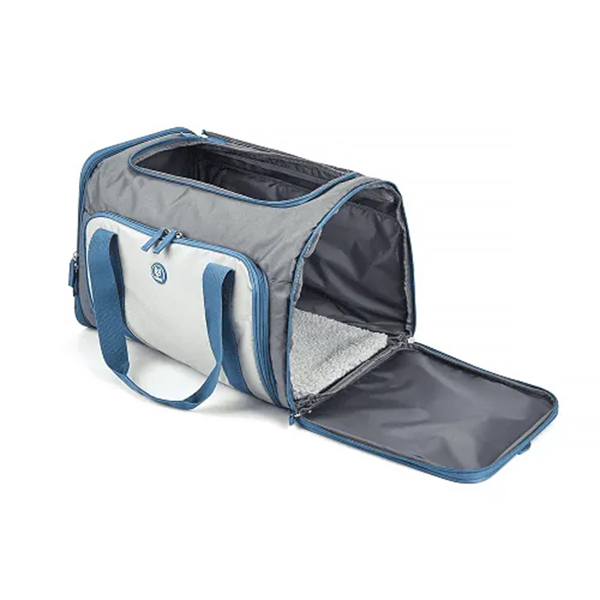 FOFOS Expandable Foldable Pet Carrier Grey/Blue